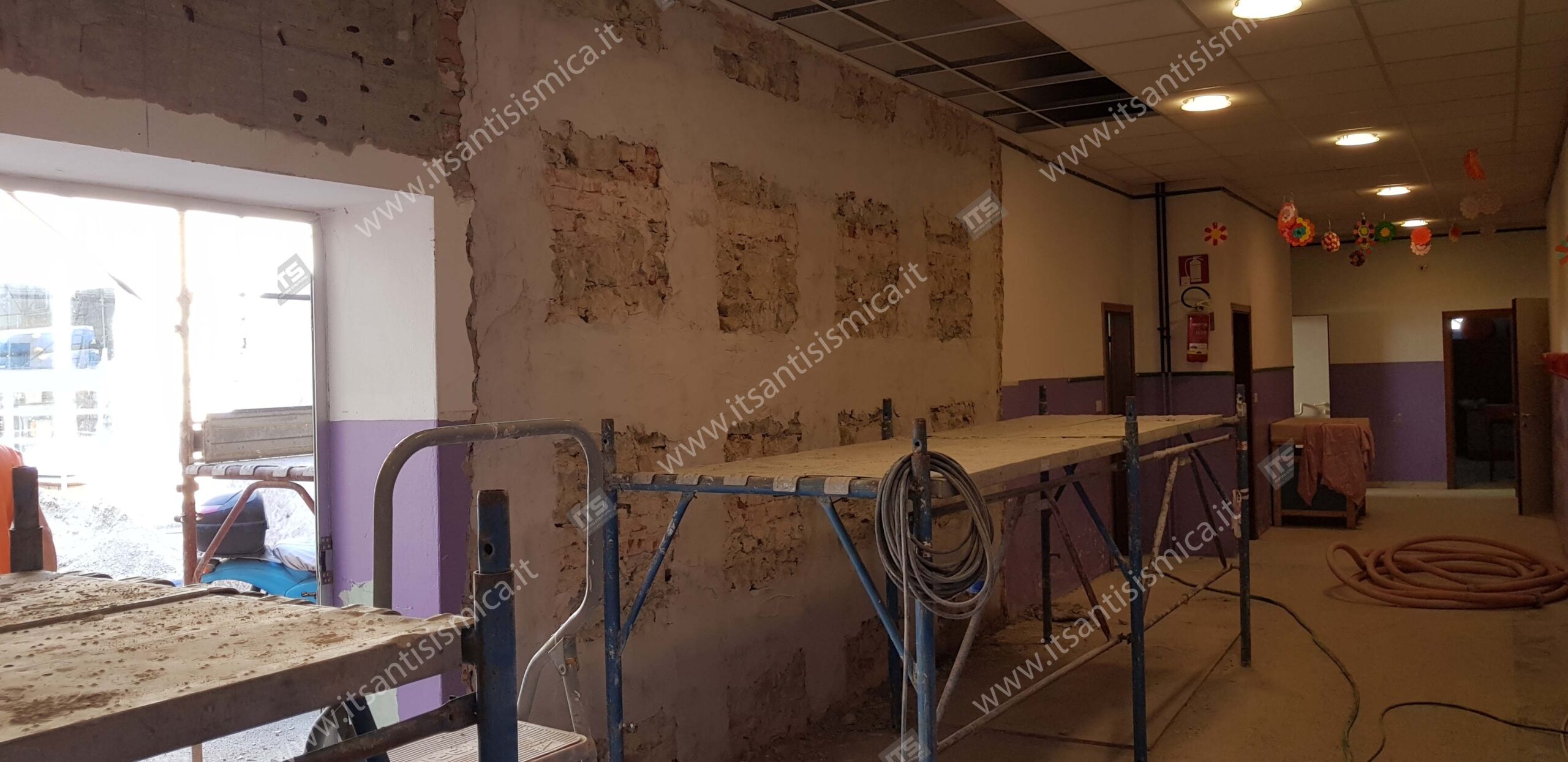 Scuola primaria F. Petrarca di Incisa Valdarno — Incisa Valdarno (FI) — fotografia di cantiere 12